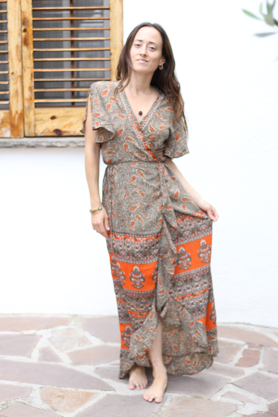 OM Wrap Dress (S/M)