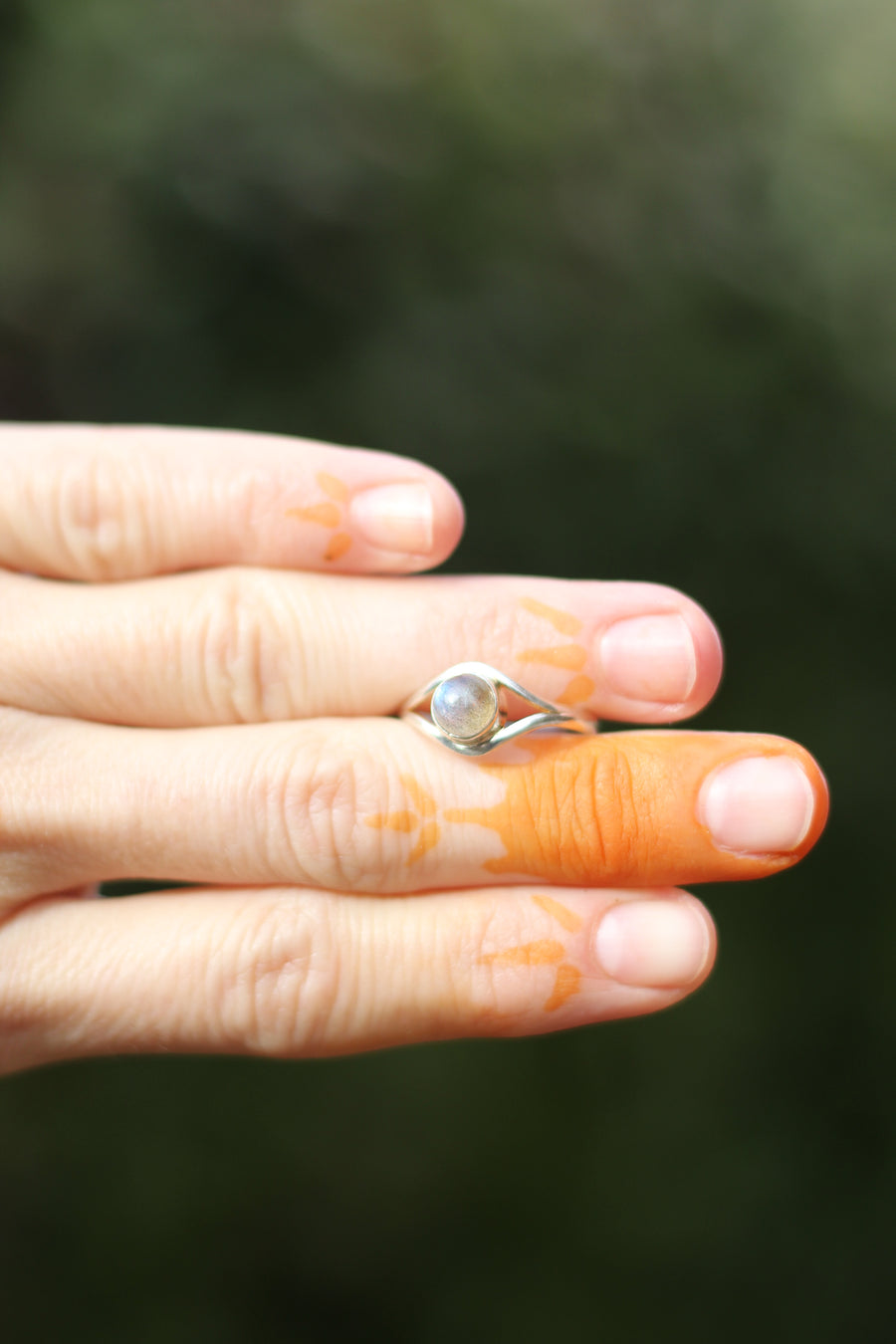 Bague en argent ATMA